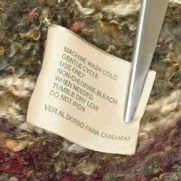 VTG St. John's Bay Fair Isle Sweater Women's XL | Multi-Color | V-Neck Knit - Picture 6 of 10